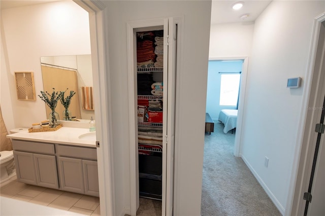 11834 Brighton Knoll Loop, Riverview, FL 33579 - hallway featuring light colored carpet