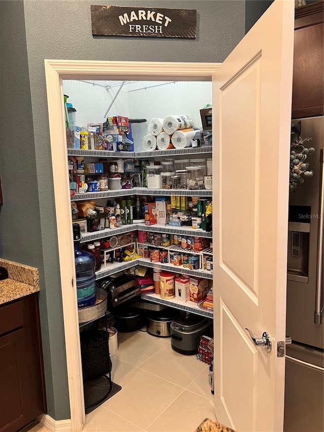 view of pantry