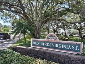 820 Virginia St Unit 207, Dunedin, FL 34698 - view of community sign