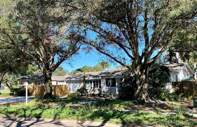 view of ranch-style house