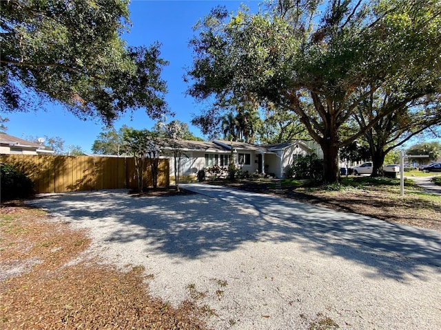 view of ranch-style home