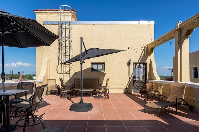 view of patio / terrace with an outdoor hangout area