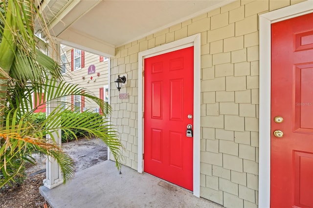 view of entrance to property