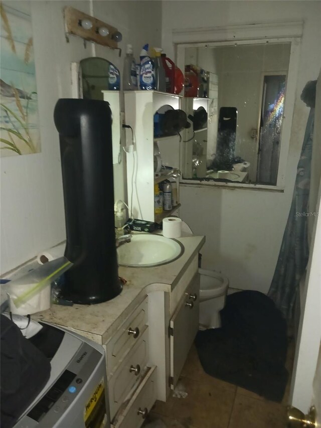 321 77th Ave, St Pete Beach, FL 33706 - full bath featuring vanity and tile patterned flooring