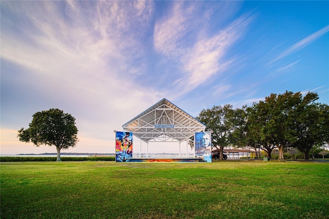 exterior space featuring an outdoor structure