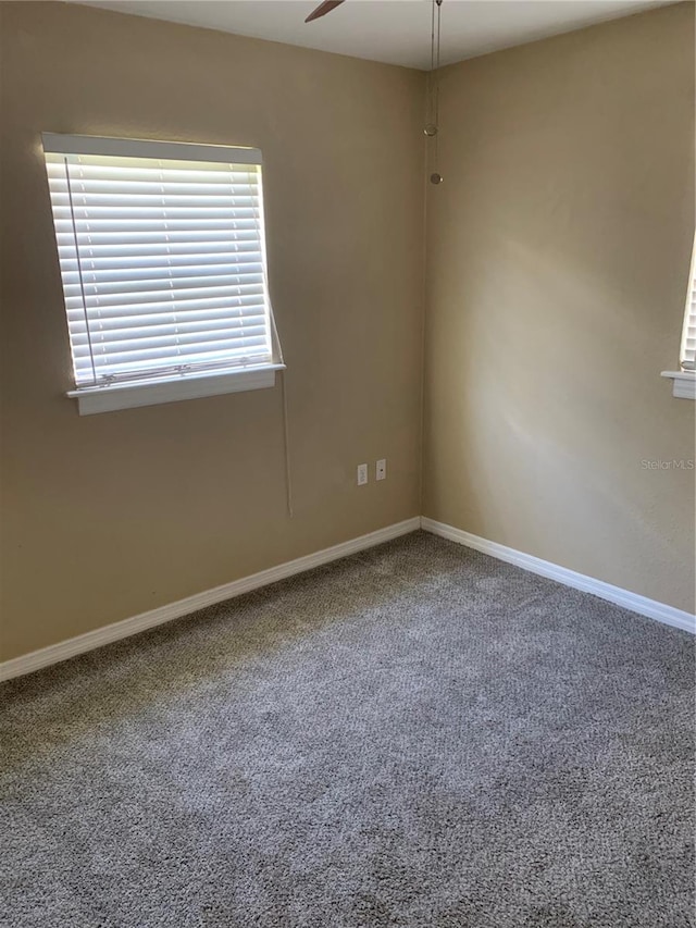 3402 W Obispo St, Tampa, FL 33629 - carpeted empty room featuring ceiling fan