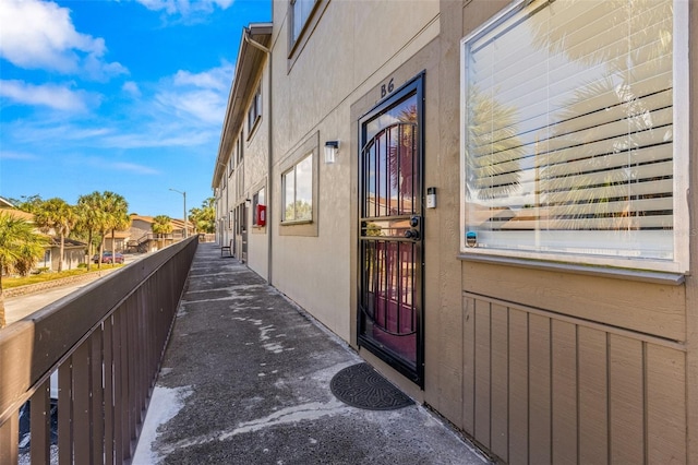 view of entrance to property