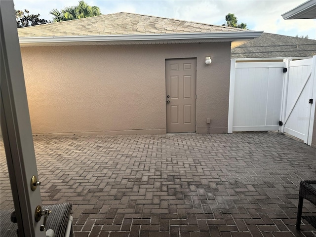 exterior space featuring a patio area