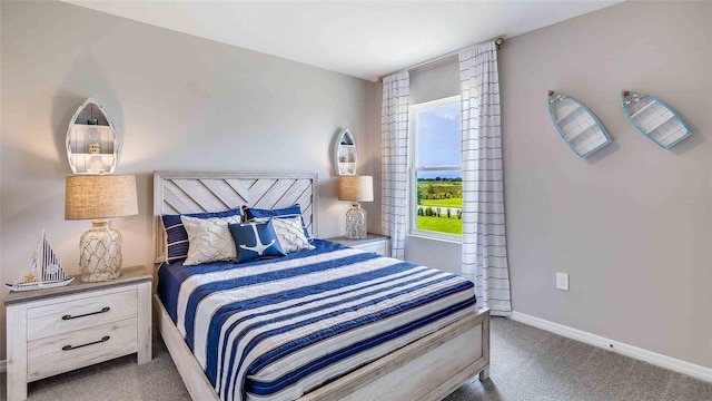 bedroom featuring carpet floors