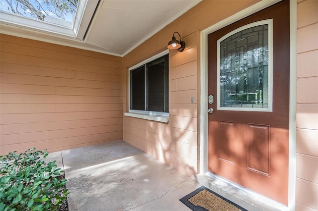 view of entrance to property