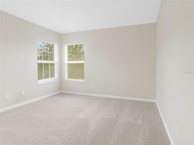 empty room with carpet floors