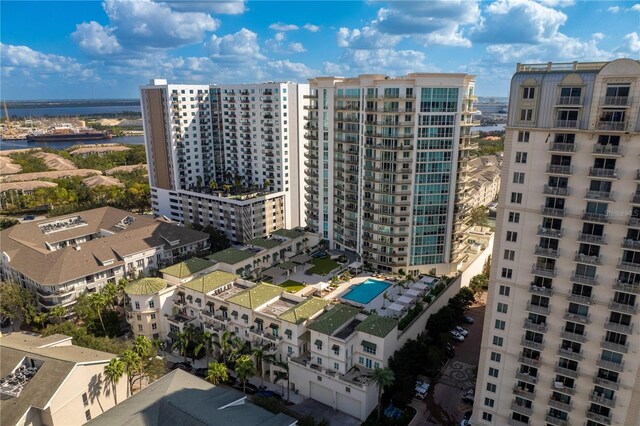 450 Knights Run Ave Unit 407, Tampa, FL 33602 - view of urban area with a nearby body of water
