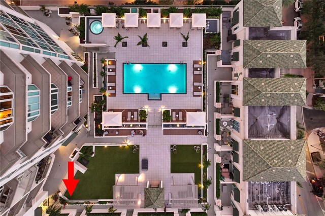 450 Knights Run Ave Unit 407, Tampa, FL 33602 - aerial view