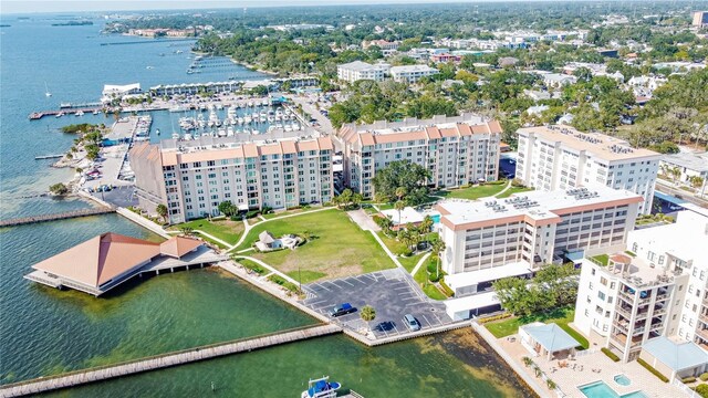 632 Edgewater Dr Unit 532, Dunedin, FL 34698 - aerial view of a nearby body of water and apartment complex