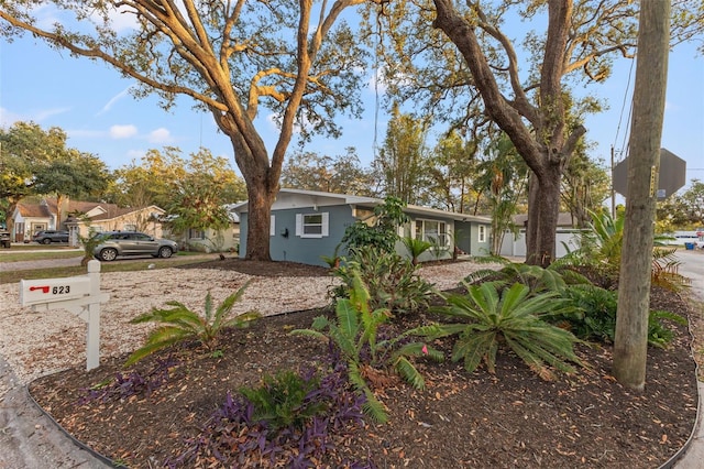 view of ranch-style home