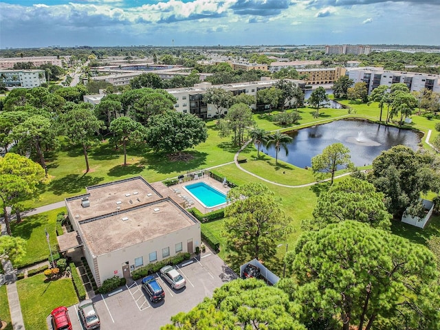 8198 Terrace Garden Dr N Unit 403, Saint Petersburg, FL 33709 - view of urban area featuring a large body of water and a pool area