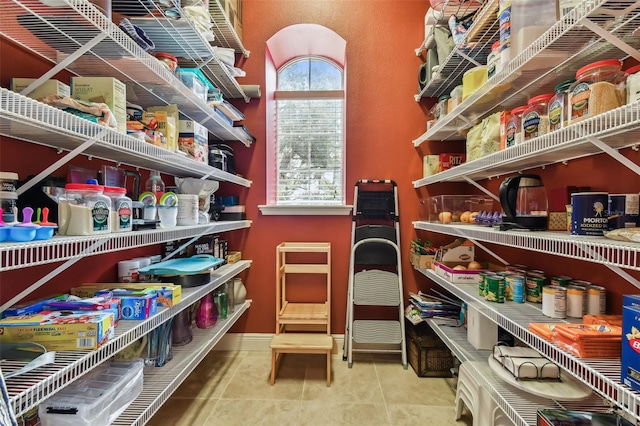 view of pantry