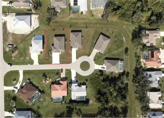 25434 Colon Dr, Punta Gorda, FL 33983 - aerial view of residential area featuring property boundaries highlighted