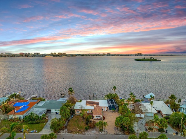 property view of water