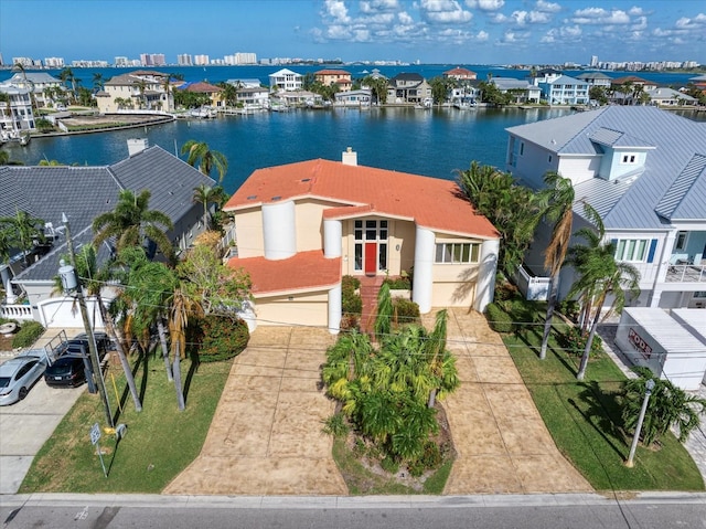 18 Winston Dr, Belleair, FL 33756 - aerial view of residential area featuring a nearby body of water