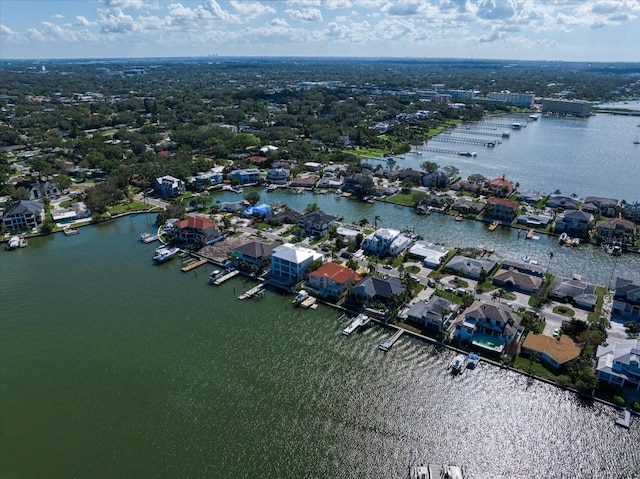 18 Winston Dr, Belleair, FL 33756 - aerial view of residential area featuring a large body of water