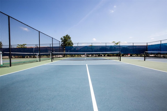 view of sport court