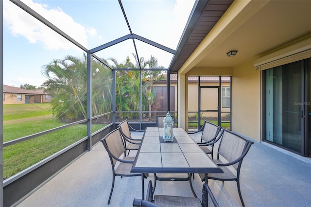 5721 Sunset Falls Dr, Apollo Beach, FL 33572 - view of sunroom