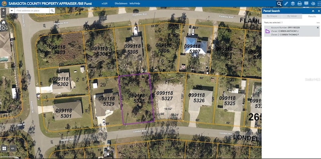 Londel Ave, North Port FL, 34287 land for sale