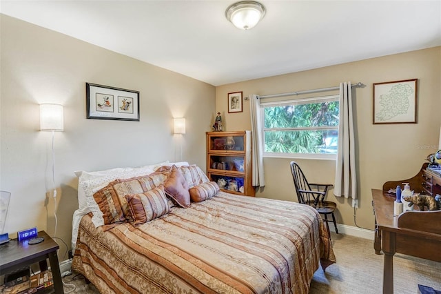 bedroom featuring carpet floors