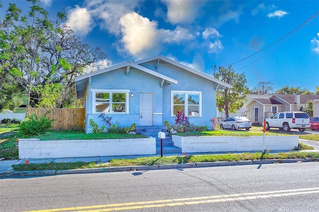 view of bungalow-style home