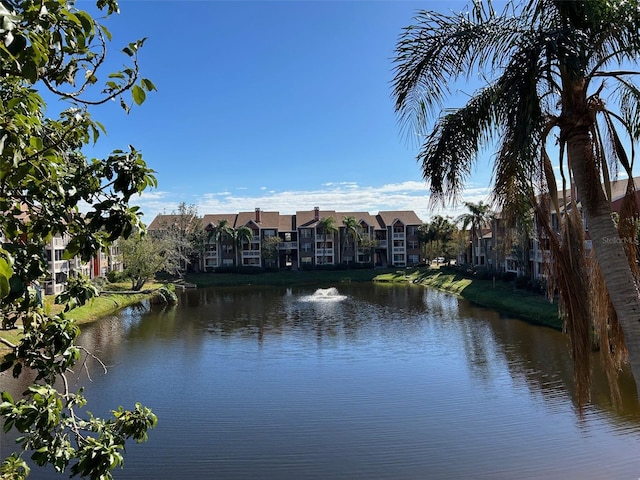 view of water feature