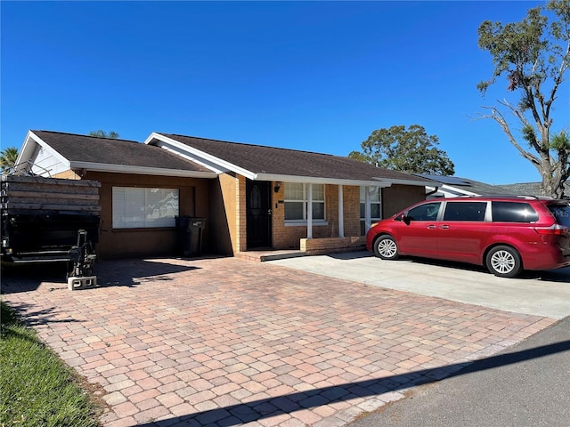 view of ranch-style house