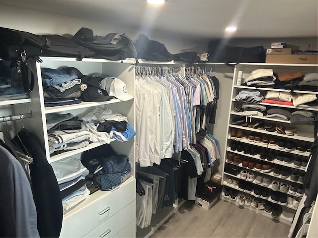3963 Glen Oaks Manor Dr, Sarasota, FL 34232 - spacious closet with wood finished floors