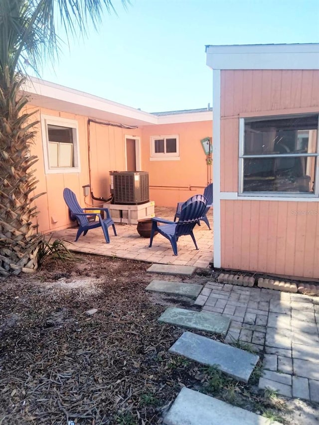 view of patio with cooling unit