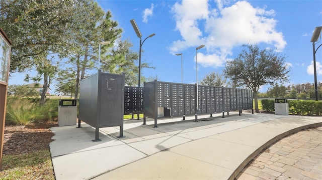 view of property's community featuring a mail area