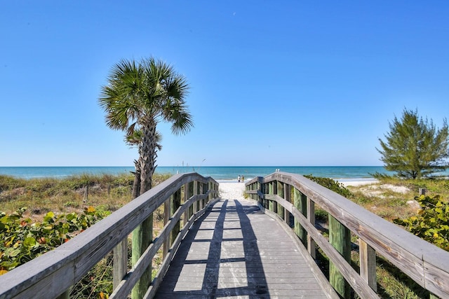 14880 Shipwatch Trce Unit 1915, Largo, FL 33774 - view of community featuring view of water and beach