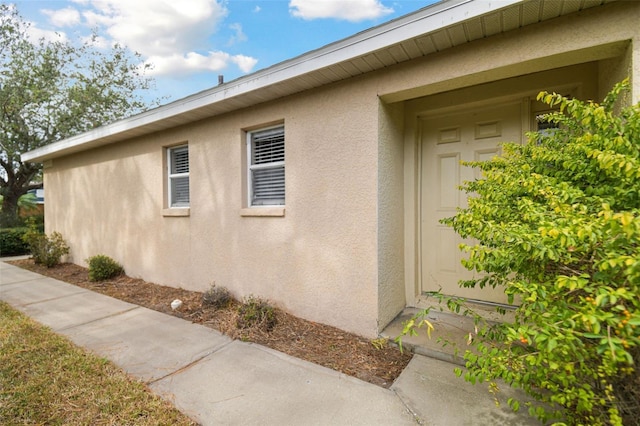 view of side of property