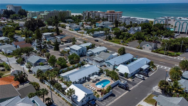 12321 Gulf Blvd, Treasure Island, FL 33706 - bird's eye view of a nearby body of water and a pool