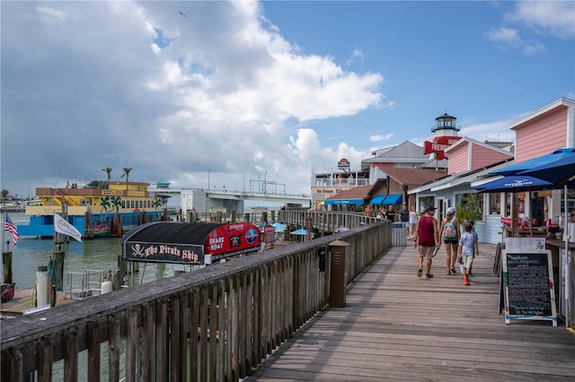 12321 Gulf Blvd, Treasure Island, FL 33706 - dock with a water view
