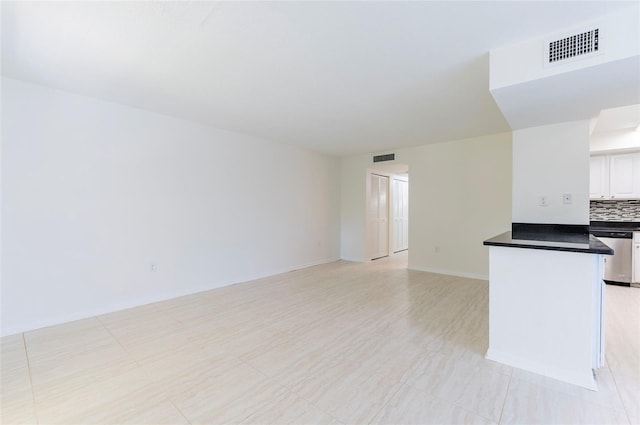 view of unfurnished living room