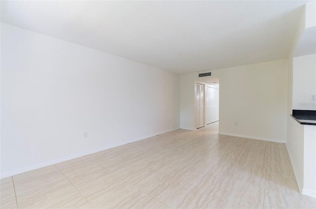 view of unfurnished living room