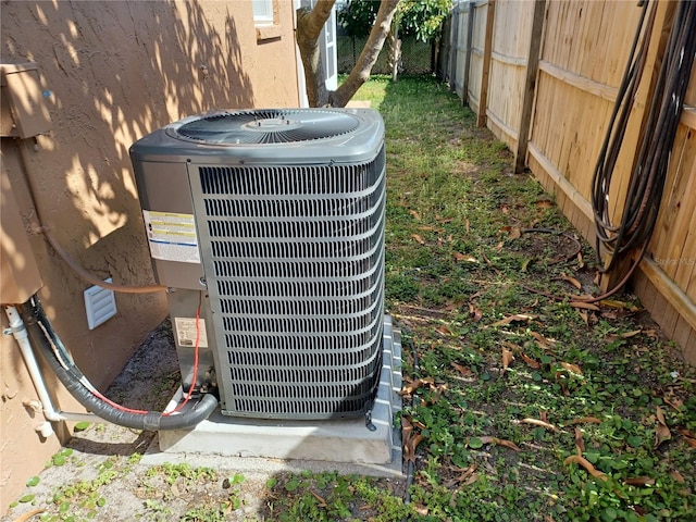 exterior details with cooling unit