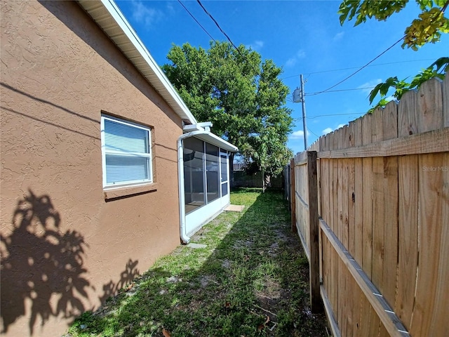 view of side of property