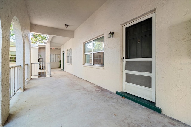 view of patio / terrace with a porch