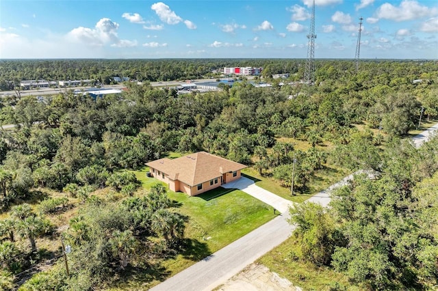 397 Doniphan Dr, Port Charlotte, FL 33954 - bird's eye view of a heavily wooded area