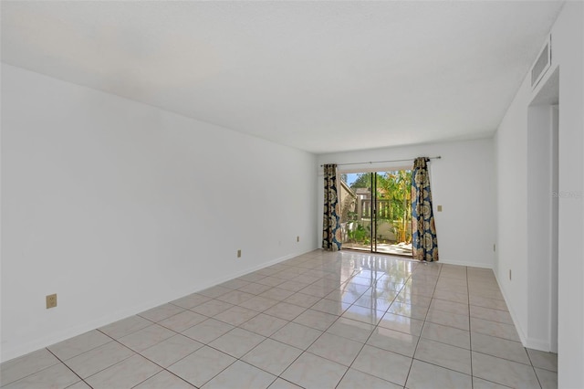 view of tiled empty room