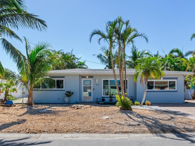 view of ranch-style home