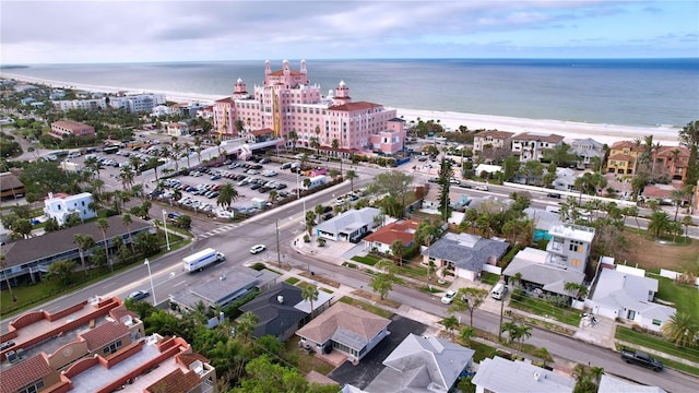 3505 Casablanca Ave, St Pete Beach, FL 33706 - bird's eye view of waterfront with a beach