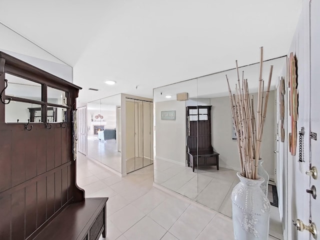 interior space featuring tile patterned floors