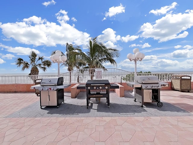 view of patio / terrace with grilling area